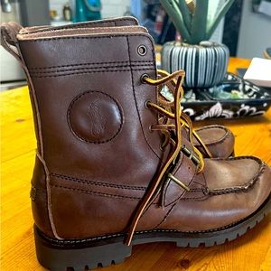 RALPH LAUREN LEATHER BOOTS